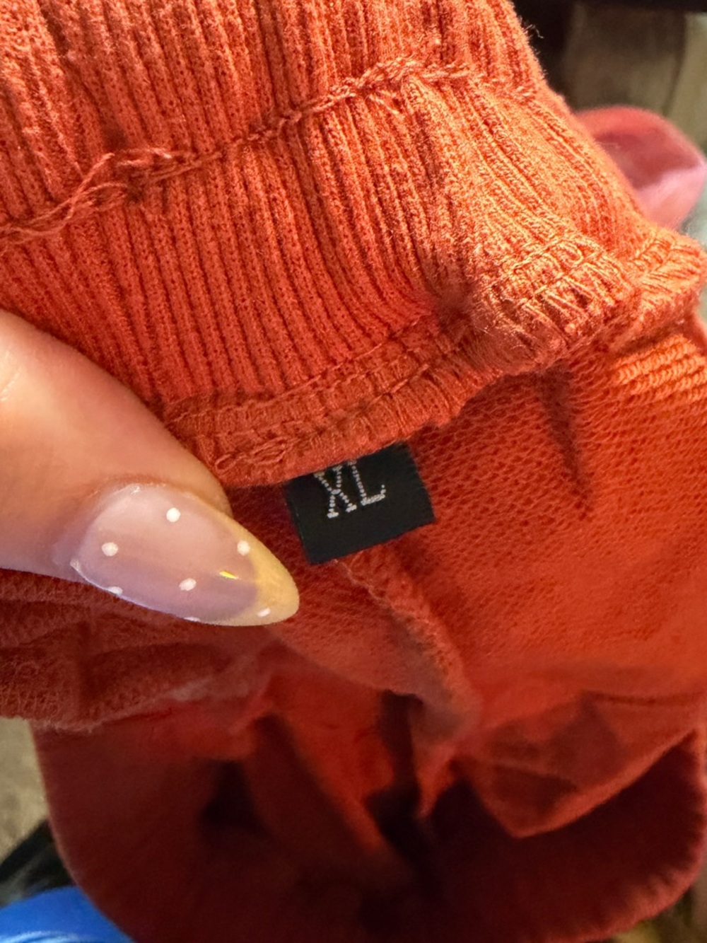 Soft Orange Drawstring Lounge Set - Picture 4 of 5